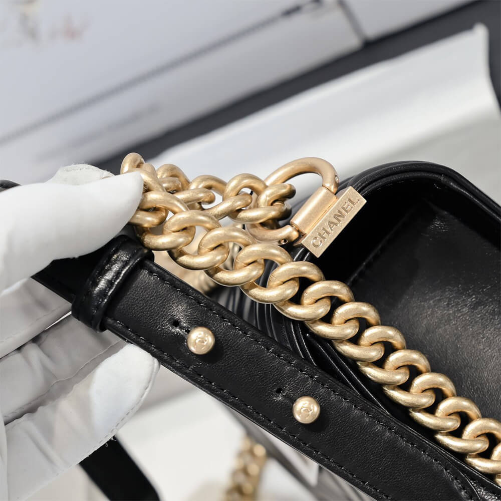 Chevron Boy Chanel Handbag