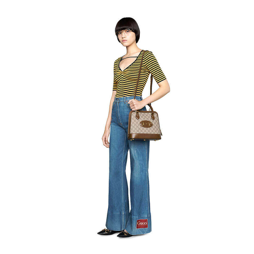 G*u*i horsebit 1955 small top handle bag