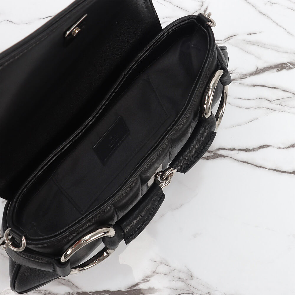 G*u*i horsebit chain small shoulder bag