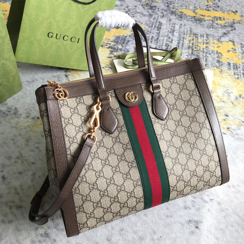OPHIDIA GG MEDIUM TOTE BAG