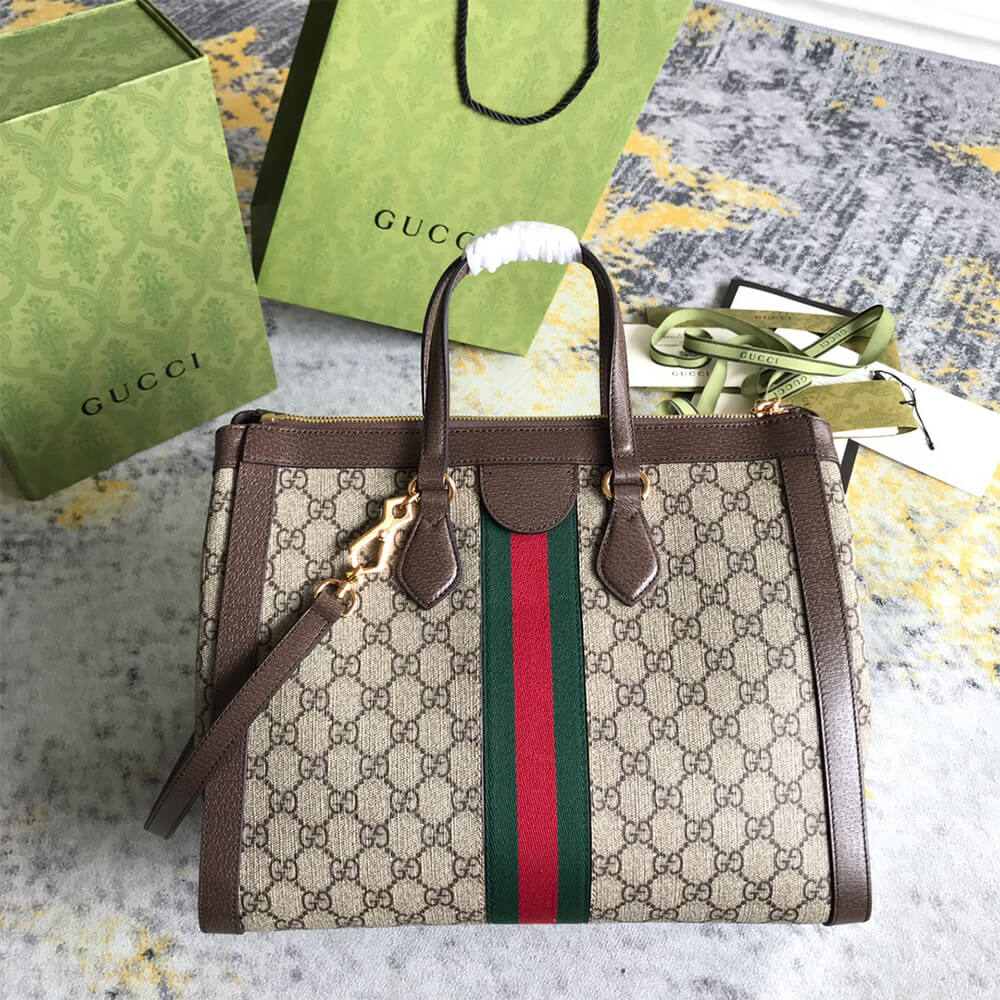 OPHIDIA GG MEDIUM TOTE BAG