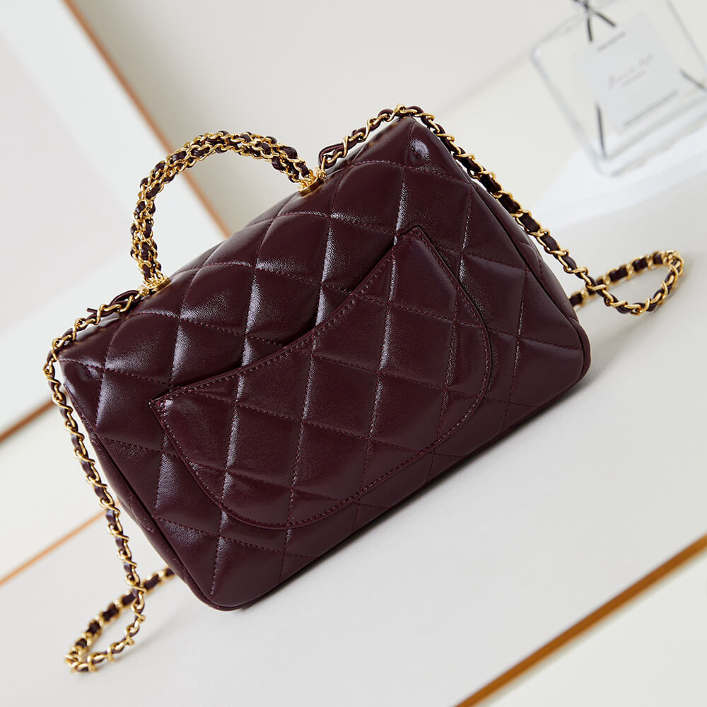 CHANEL Flap Bag with Top Handle