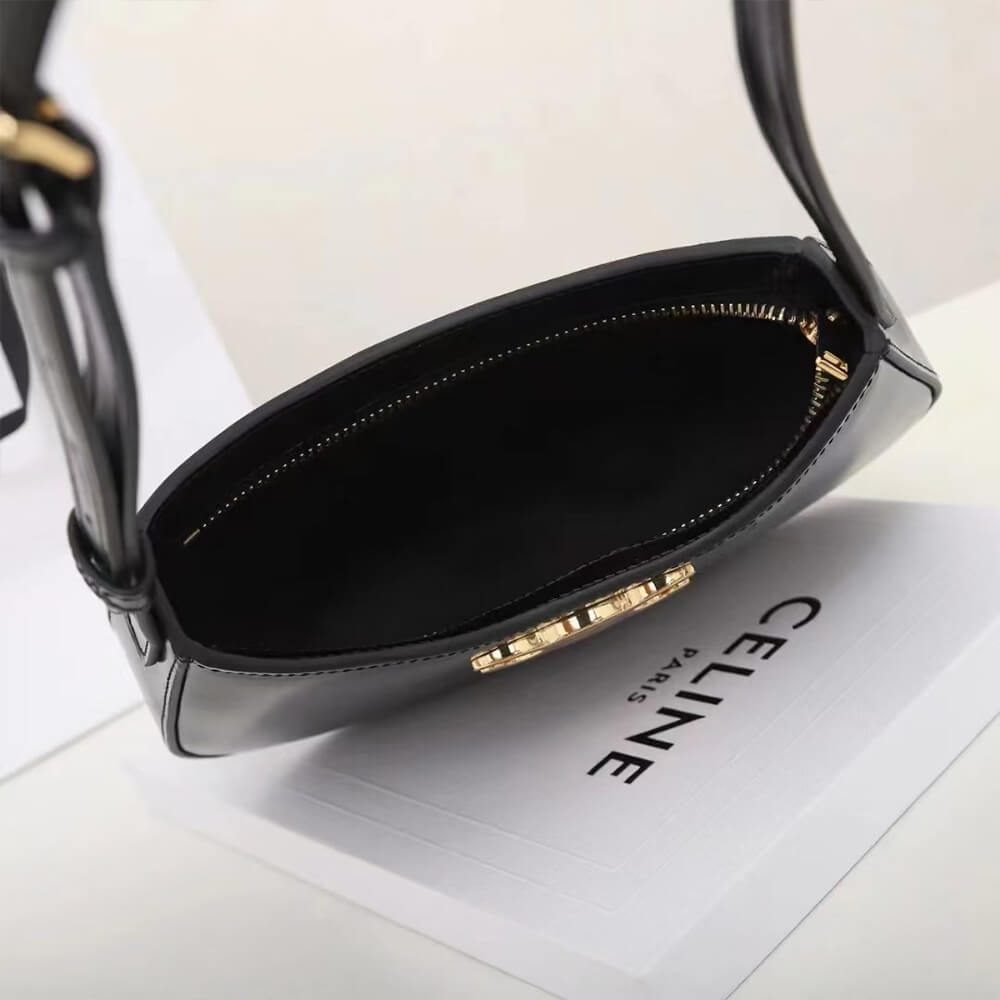 CELINE MEDIUM TILLY BAG in shiny calfskin