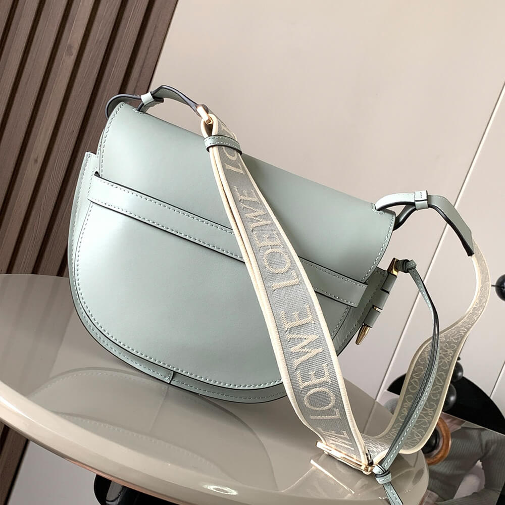Loewe Small Gate bag in soft calfskin and jacquard