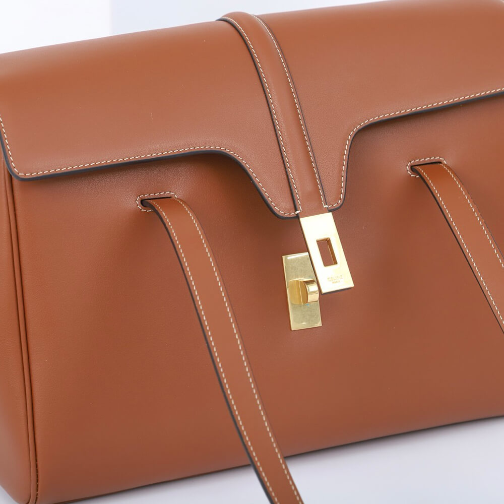CELINE Medium Soft 16 Bag in Smooth Calfskin(HIGH-END GRADE)