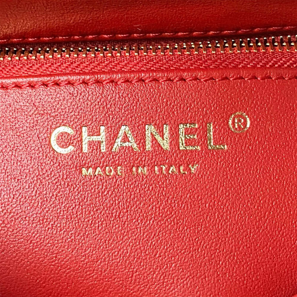 CHANEL Mini Flap Bag with Top Handle(HIGH-END GRADE)