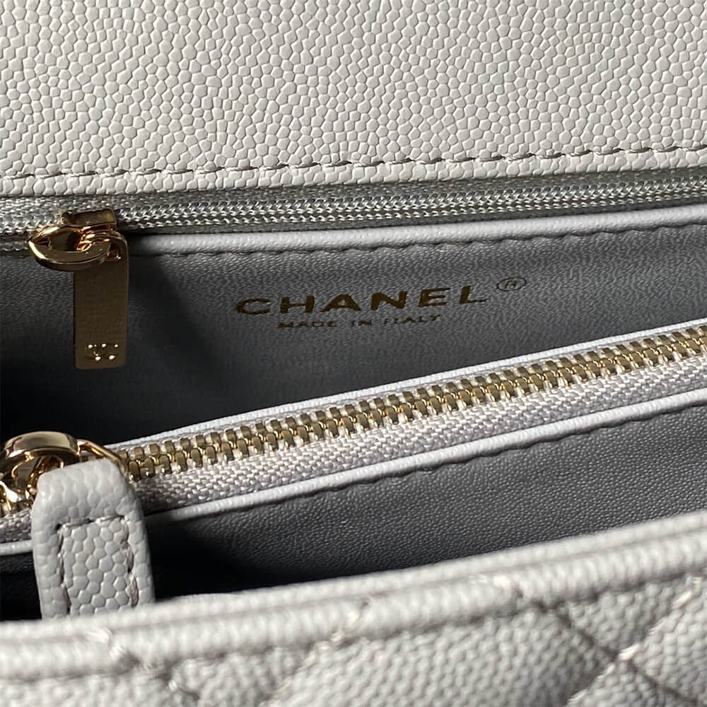 CHANEL Large Flap Bag With Top Handle(high-end grade)