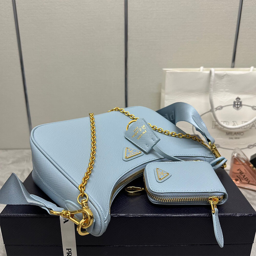 Prada Re-Edition 2005 Saffiano leather bag(HIGH-END GRADE)