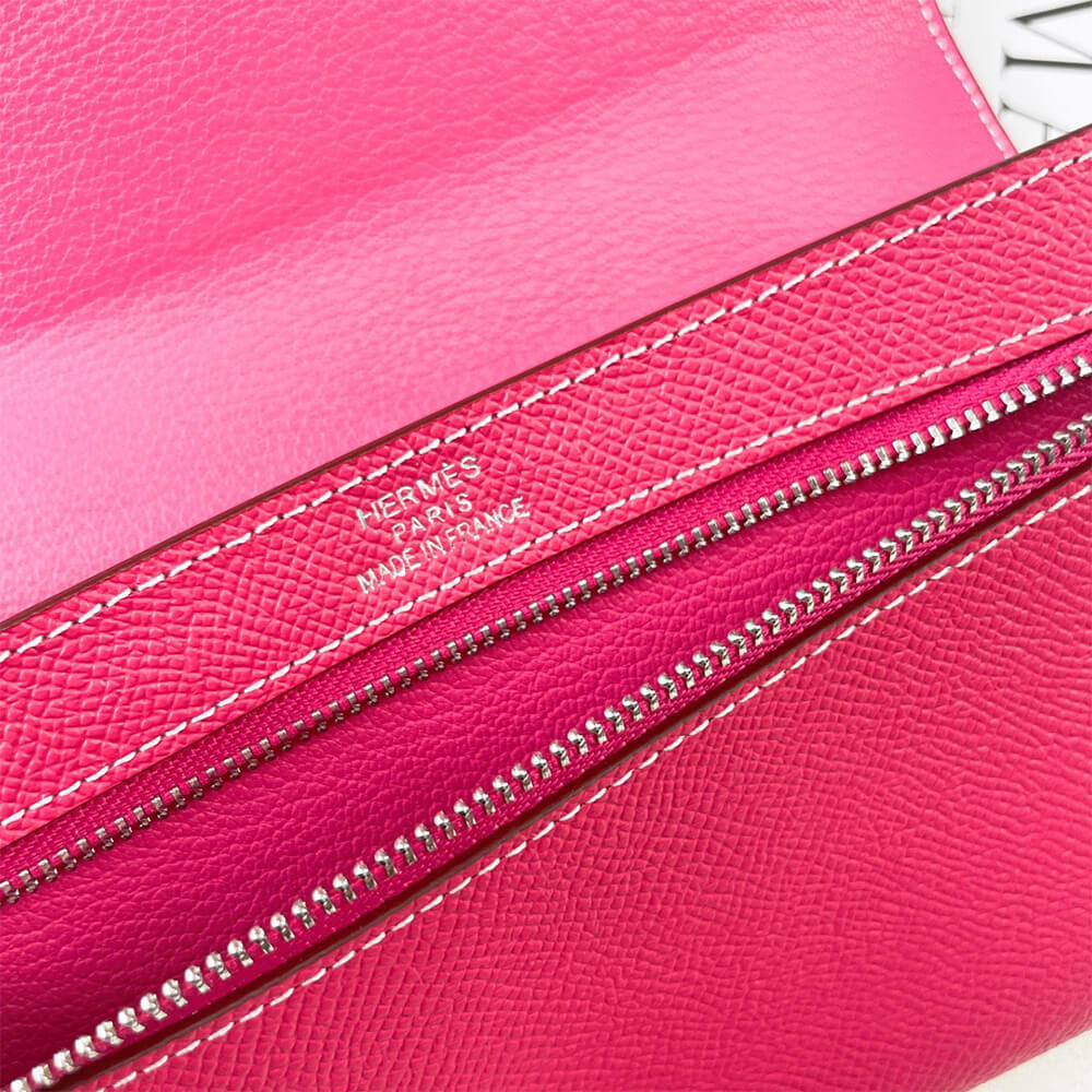 HERMES New H Passant Toutenmain wallet(HIGH-END GRADE)