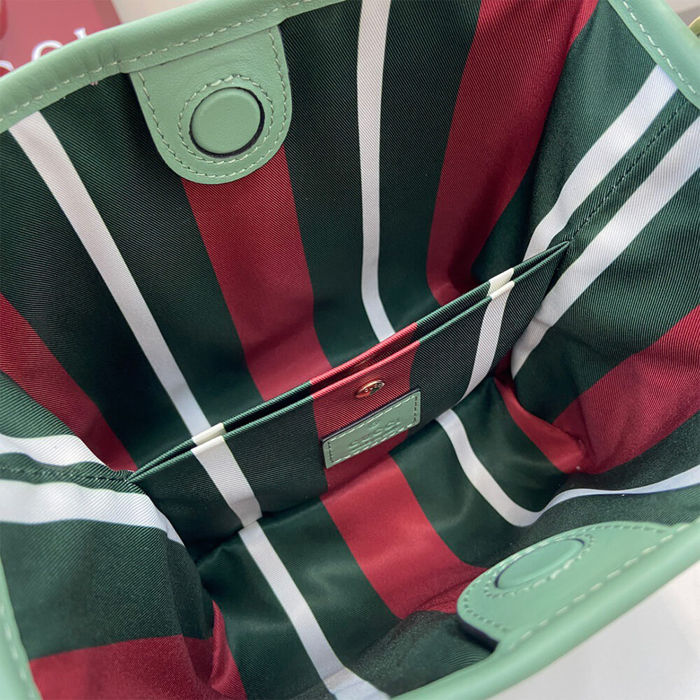 GG Emblem mini bucket bag