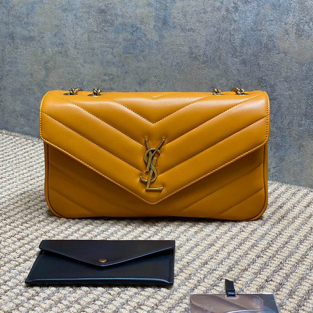 YSL LOULOU medium in MATELASSE lambskin(HIGH-END GRADE)
