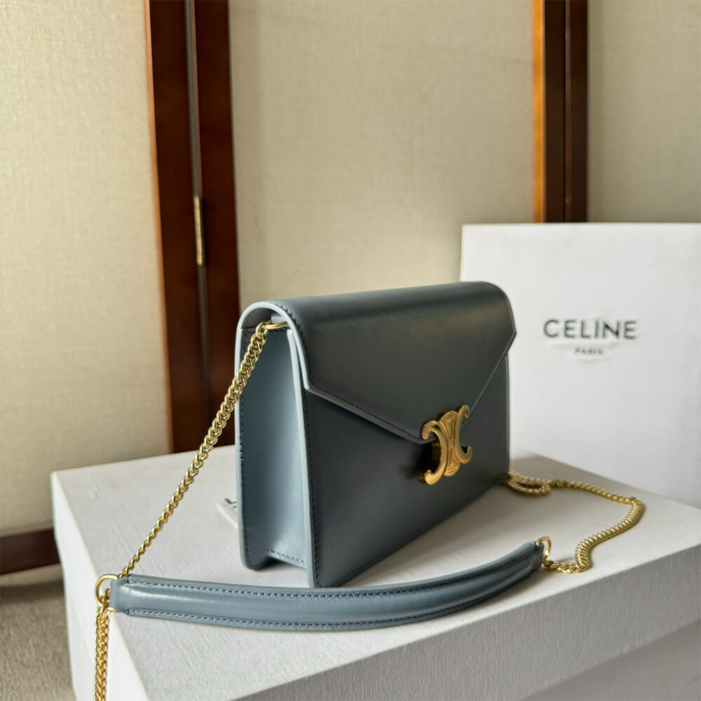 WALLET ON CHAIN MARGO in Shiny calfskin(HIGH-END GRADE)