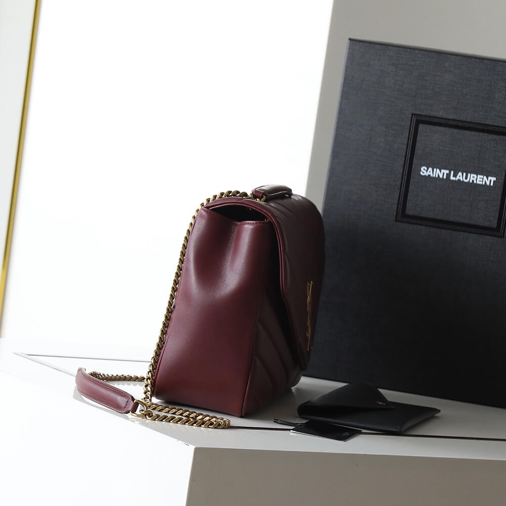 YSL LOULOU large in MATELASSE lambskin(HIGH-END GRADE)